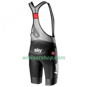 Fietsbroek Kort met Bretels 2019 Team Sky N001